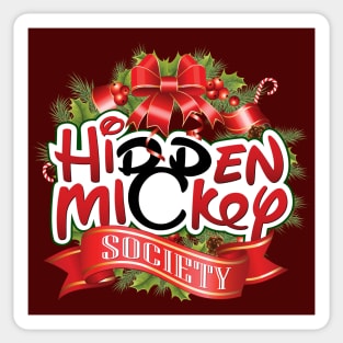 HMS Christmas Wreath Logo (RED Lineup) Sticker